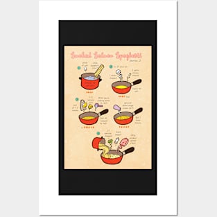 Recipe: Smoked Salmon Spaghetti Posters and Art